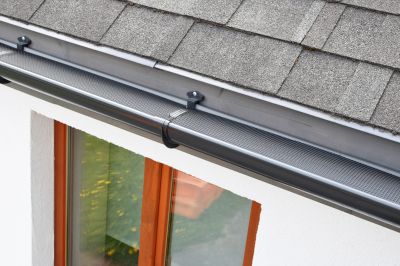 Gutter Covers on Roof Edge