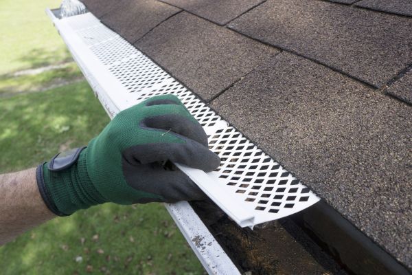 Gutter Filter Installation in Flower Mound
